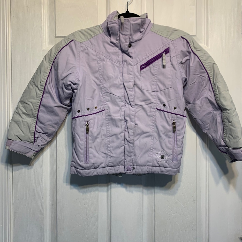 Columbia Vertex Ski Jacket Size 6/6X Waterproof Insulated Youth Y2K Winter Warm